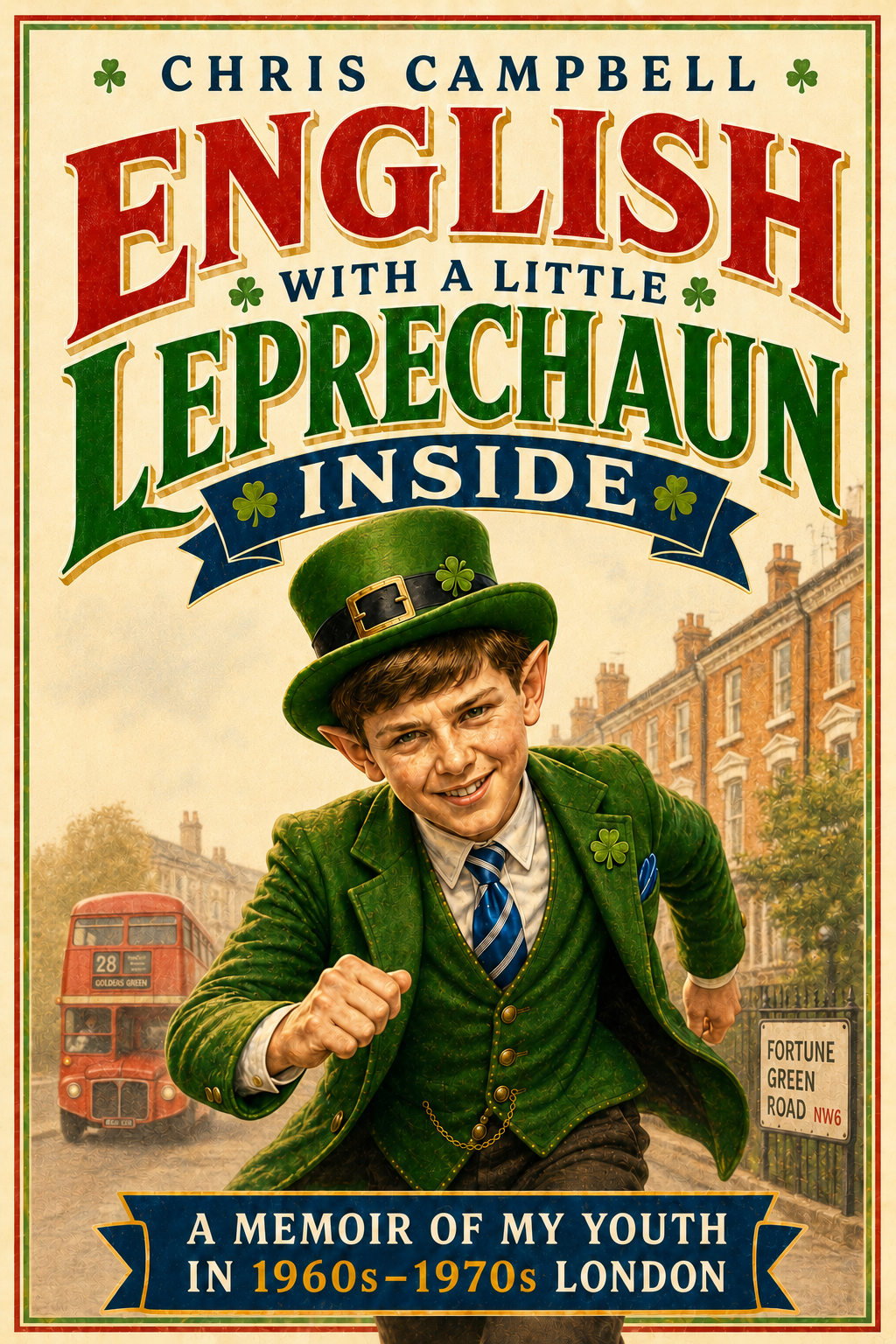 English with a Little Leprechaun Inside - Book Cover